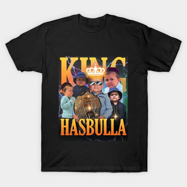 Retro King Hasbulla T-Shirt by alphacreatives